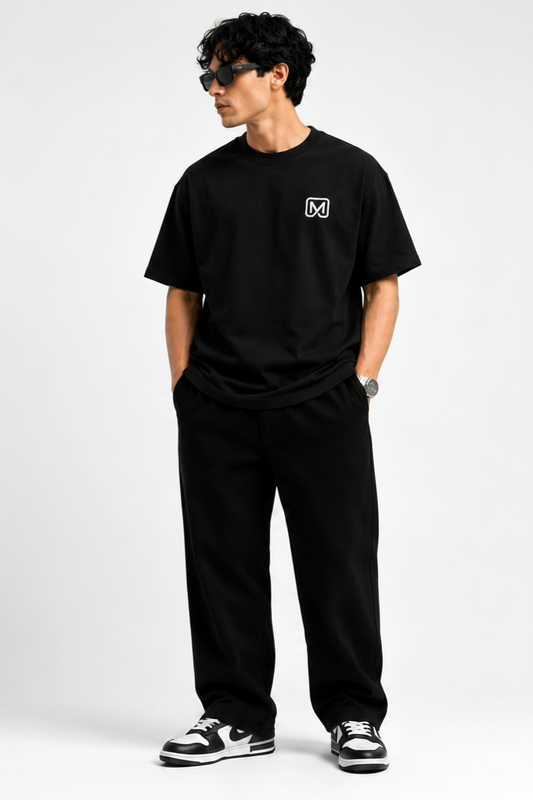 Signature Oversized Tee – Black