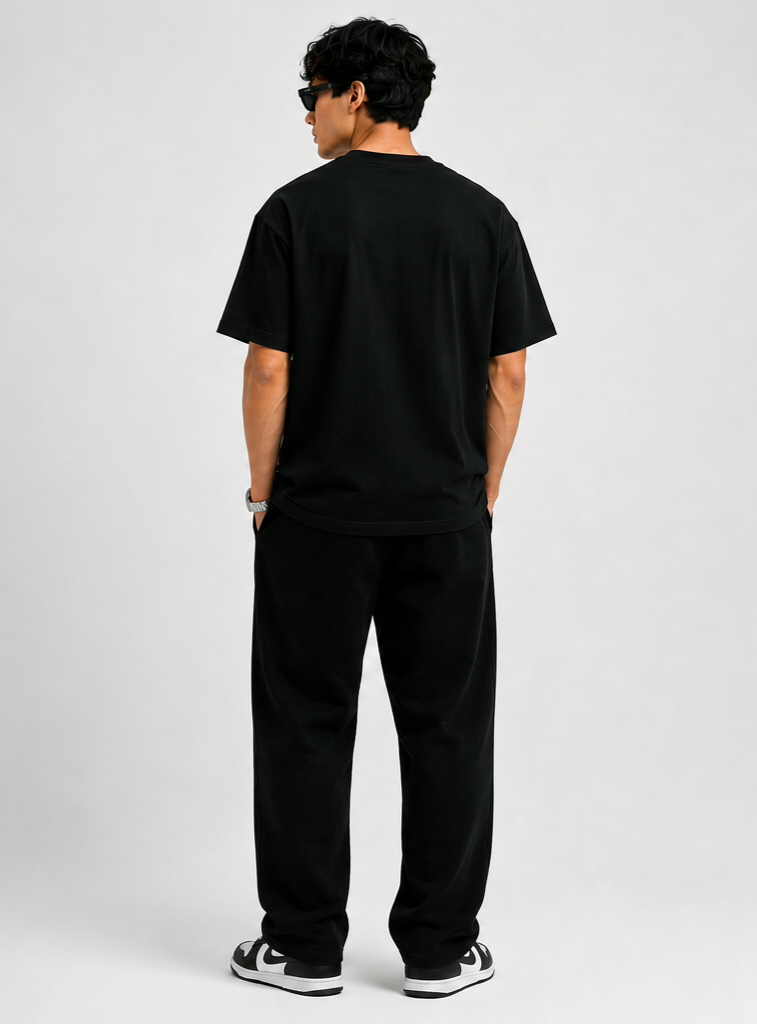 MITOK Signature Oversized Tee – Black