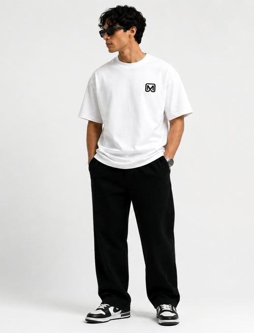 MITOK Signature Oversized Tee-White