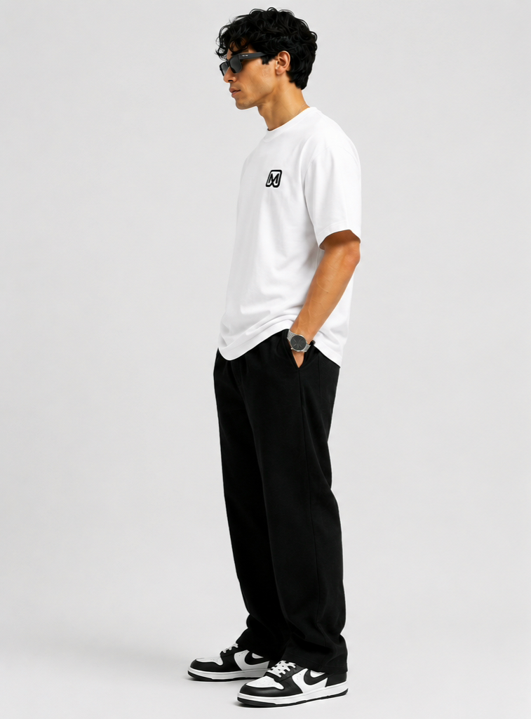MITOK Signature Oversized Tee-White
